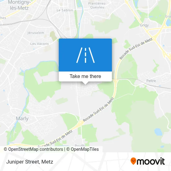 Rue Des Genévriers map