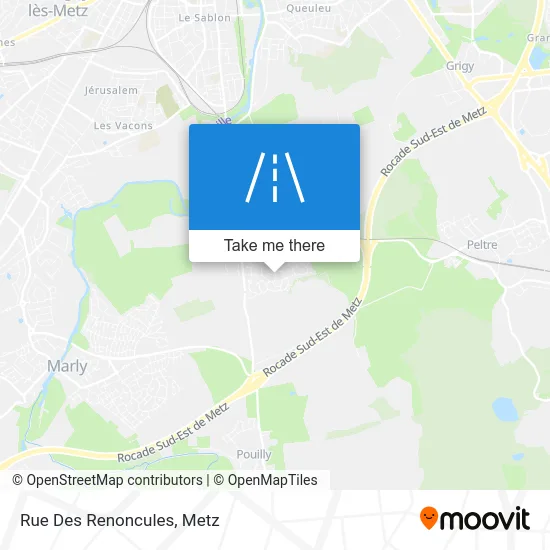 Rue Des Renoncules map