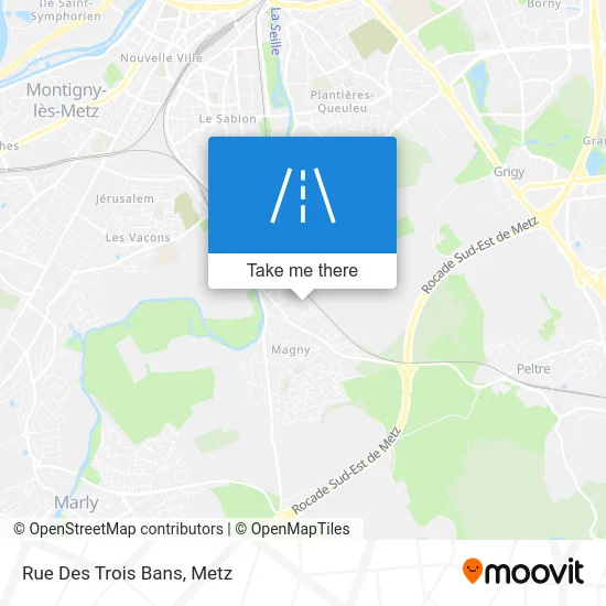 Rue Des Trois Bans map