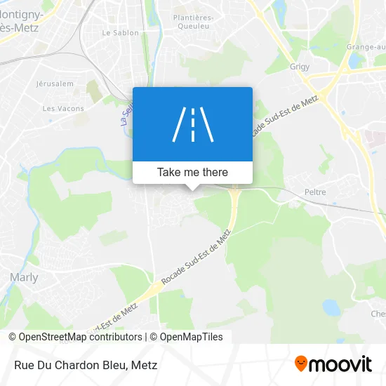 Rue Du Chardon Bleu map