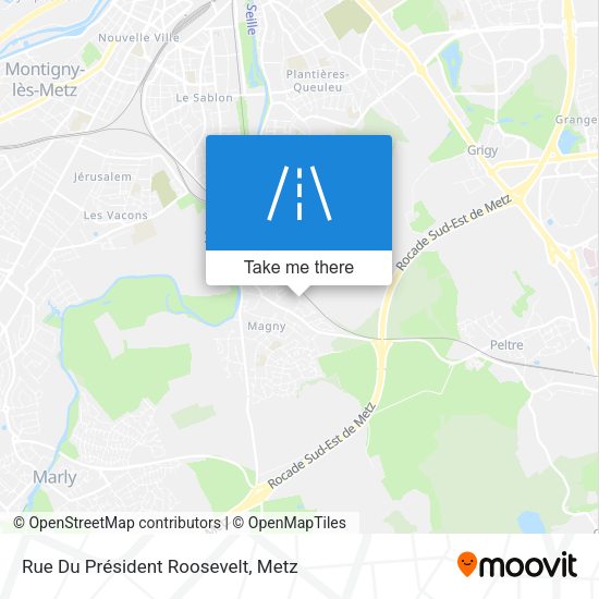 Rue Du Président Roosevelt map