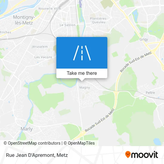 Rue Jean D'Apremont map