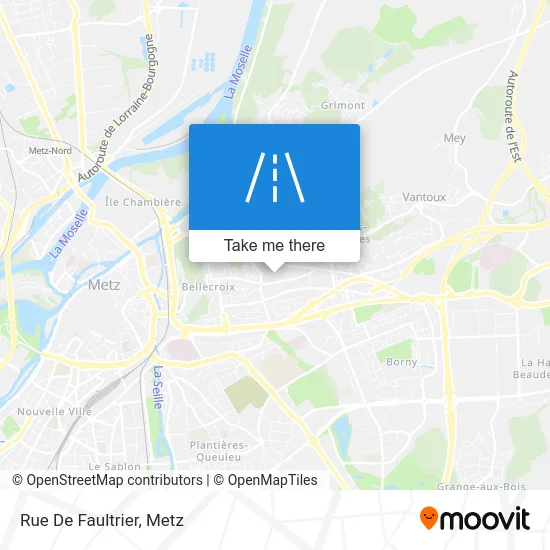 Rue De Faultrier map