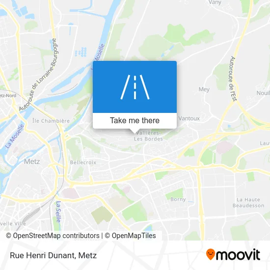 Rue Henri Dunant map