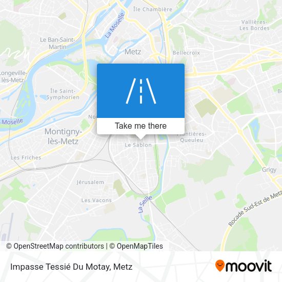 Impasse Tessié Du Motay map
