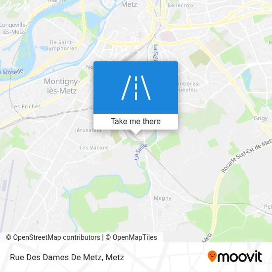 Rue Des Dames De Metz map