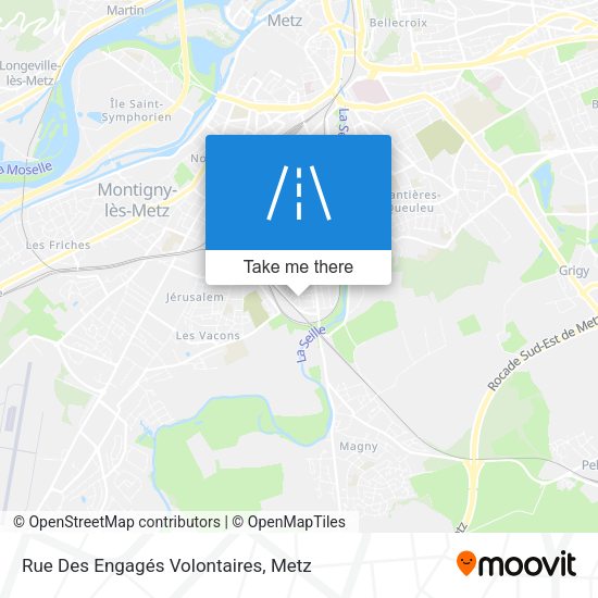 Rue Des Engagés Volontaires map