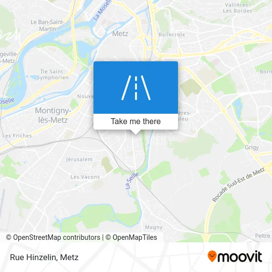 Rue Hinzelin map