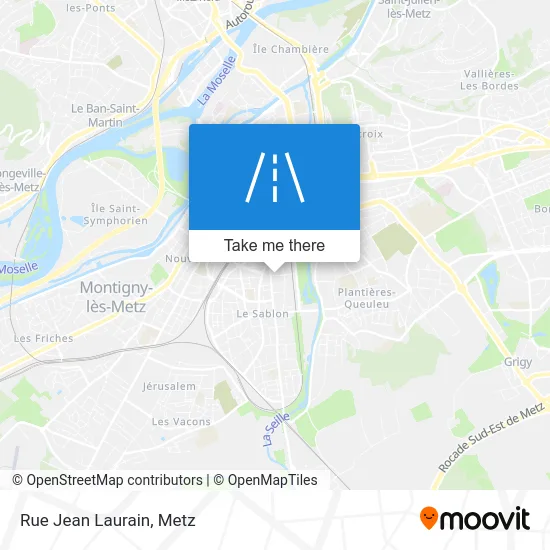 Rue Jean Laurain map
