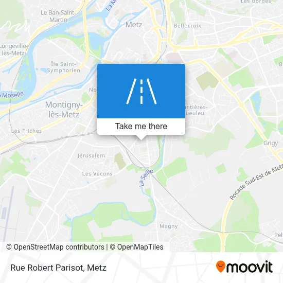 Rue Robert Parisot map