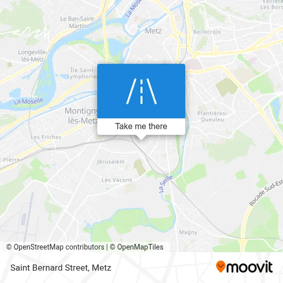 Rue Saint-Bernard map