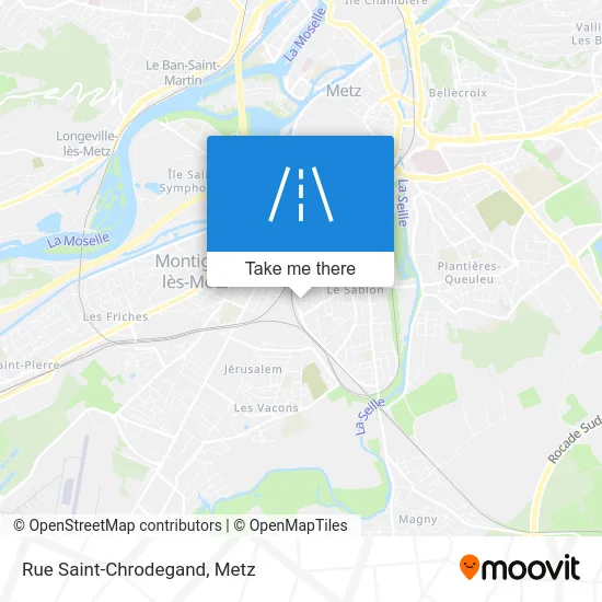 Rue Saint-Chrodegand map