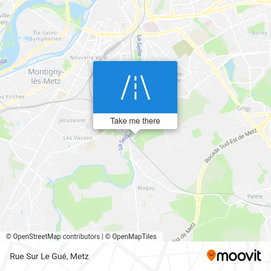 Rue Sur Le Gué map