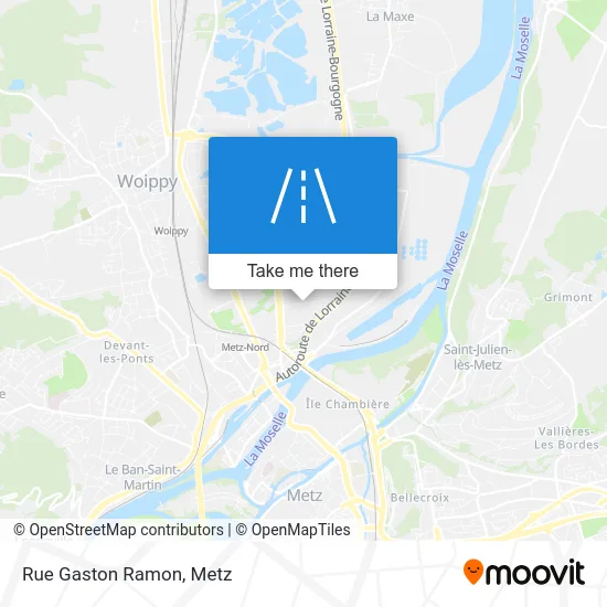 Rue Gaston Ramon map