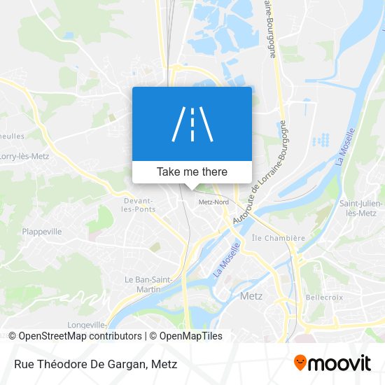 Rue Théodore De Gargan map