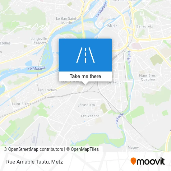 Rue Amable Tastu map