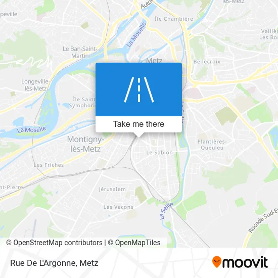 Rue De L'Argonne map