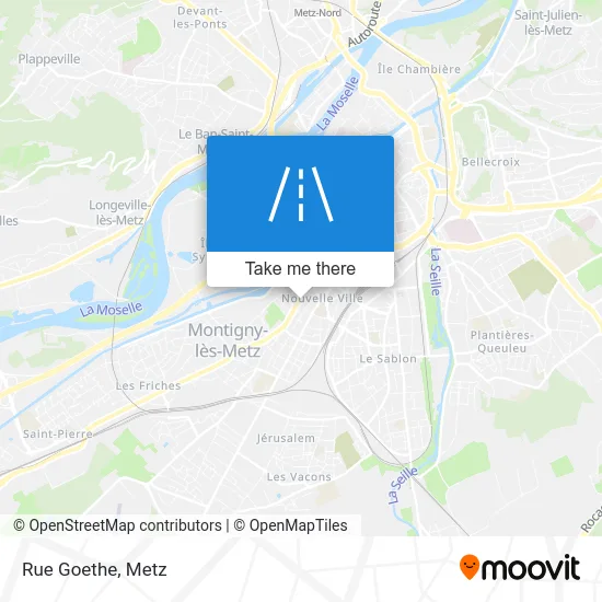 Rue Goethe map