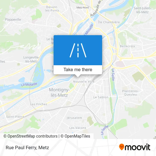 Rue Paul Ferry map