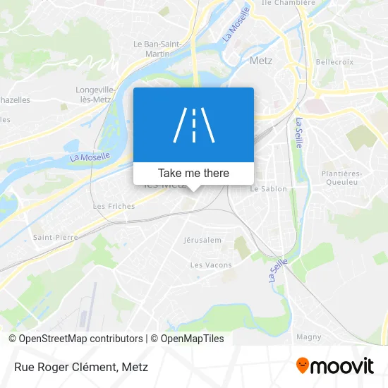 Rue Roger Clément map