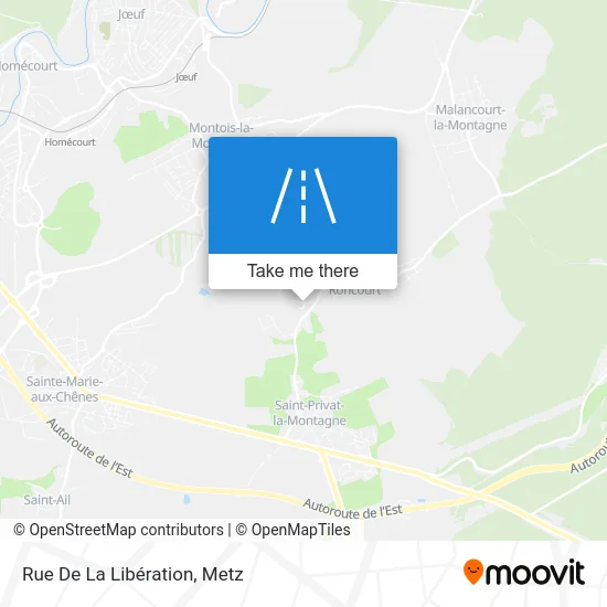 Rue De La Libération map