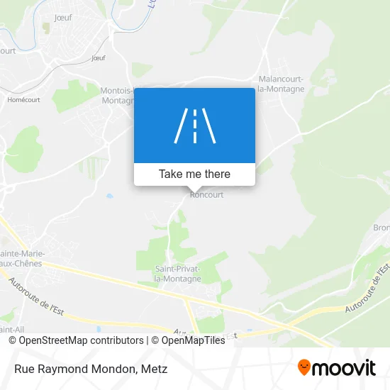 Rue Raymond Mondon map