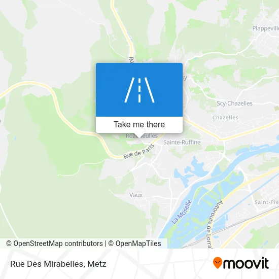 Rue Des Mirabelles map