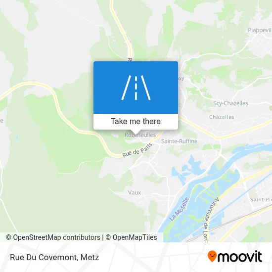 Rue Du Covemont map