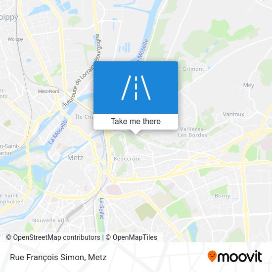 Rue François Simon map