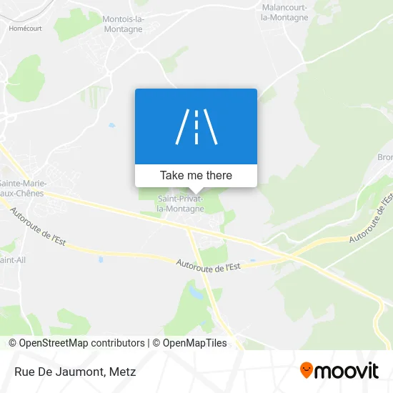 Rue De Jaumont map