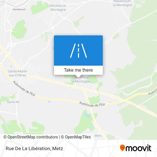 Rue De La Libération map