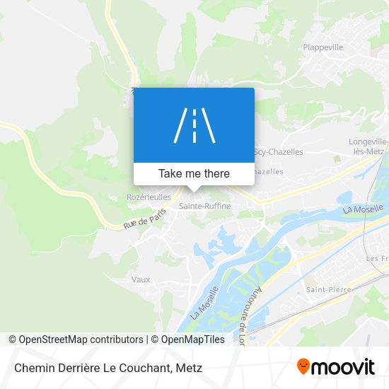 Chemin Derrière Le Couchant map
