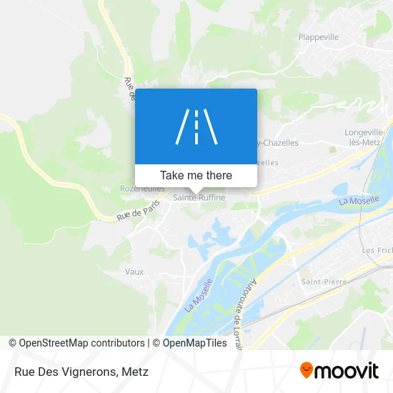 Rue Des Vignerons map