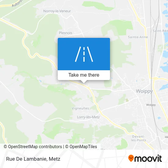 Rue De Lambanie map