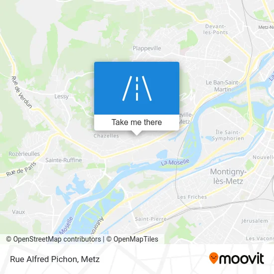 Rue Alfred Pichon map