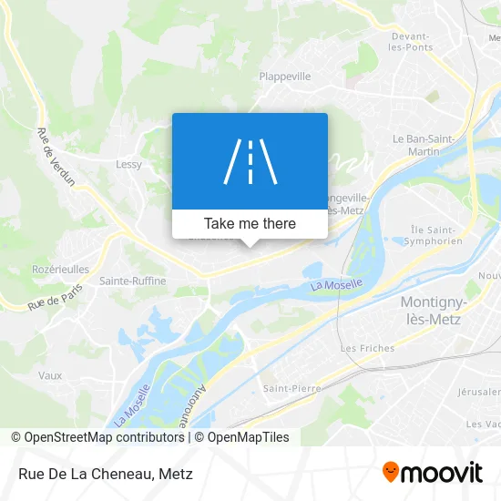 Rue De La Cheneau map