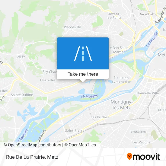 Rue De La Prairie map