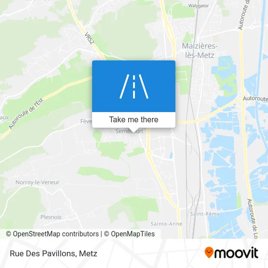 Rue Des Pavillons map