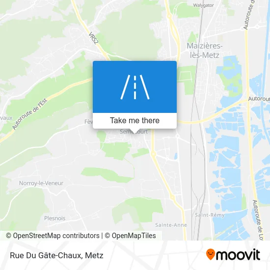 Rue Du Gâte-Chaux map