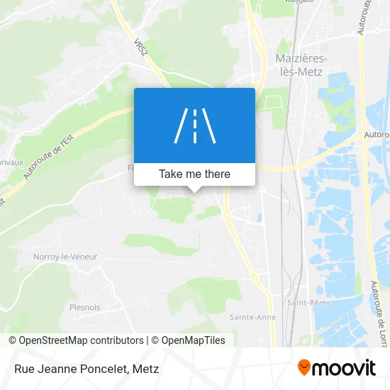 Rue Jeanne Poncelet map