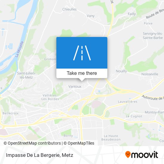 Impasse De La Bergerie map