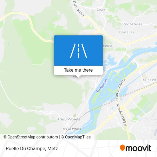 Ruelle Du Champé map