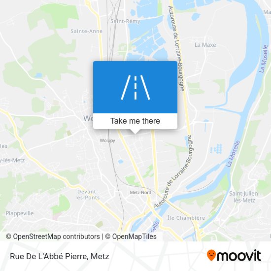 Rue De L'Abbé Pierre map