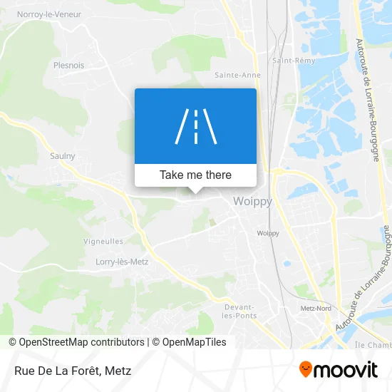 Rue De La Forêt map