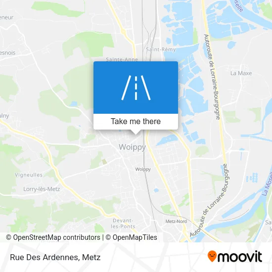 Rue Des Ardennes map