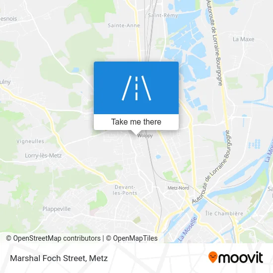 Rue Du Maréchal Foch map