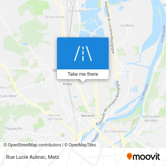 Rue Lucie Aubrac map