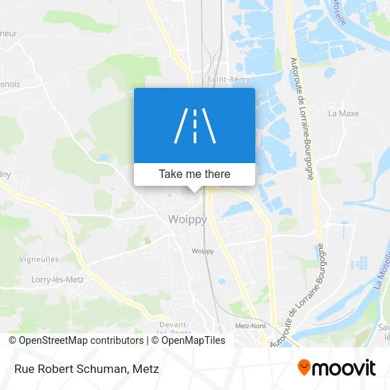 Rue Robert Schuman map
