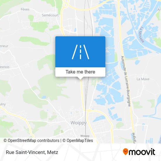 Rue Saint-Vincent map