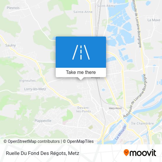 Ruelle Du Fond Des Régots map